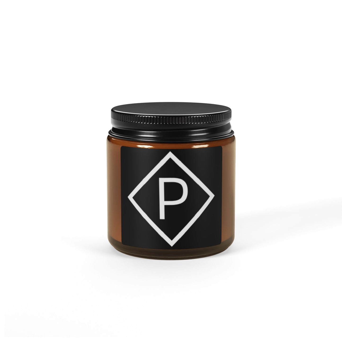 Scented Soy Candle (Multi-Size, Amber Jar)