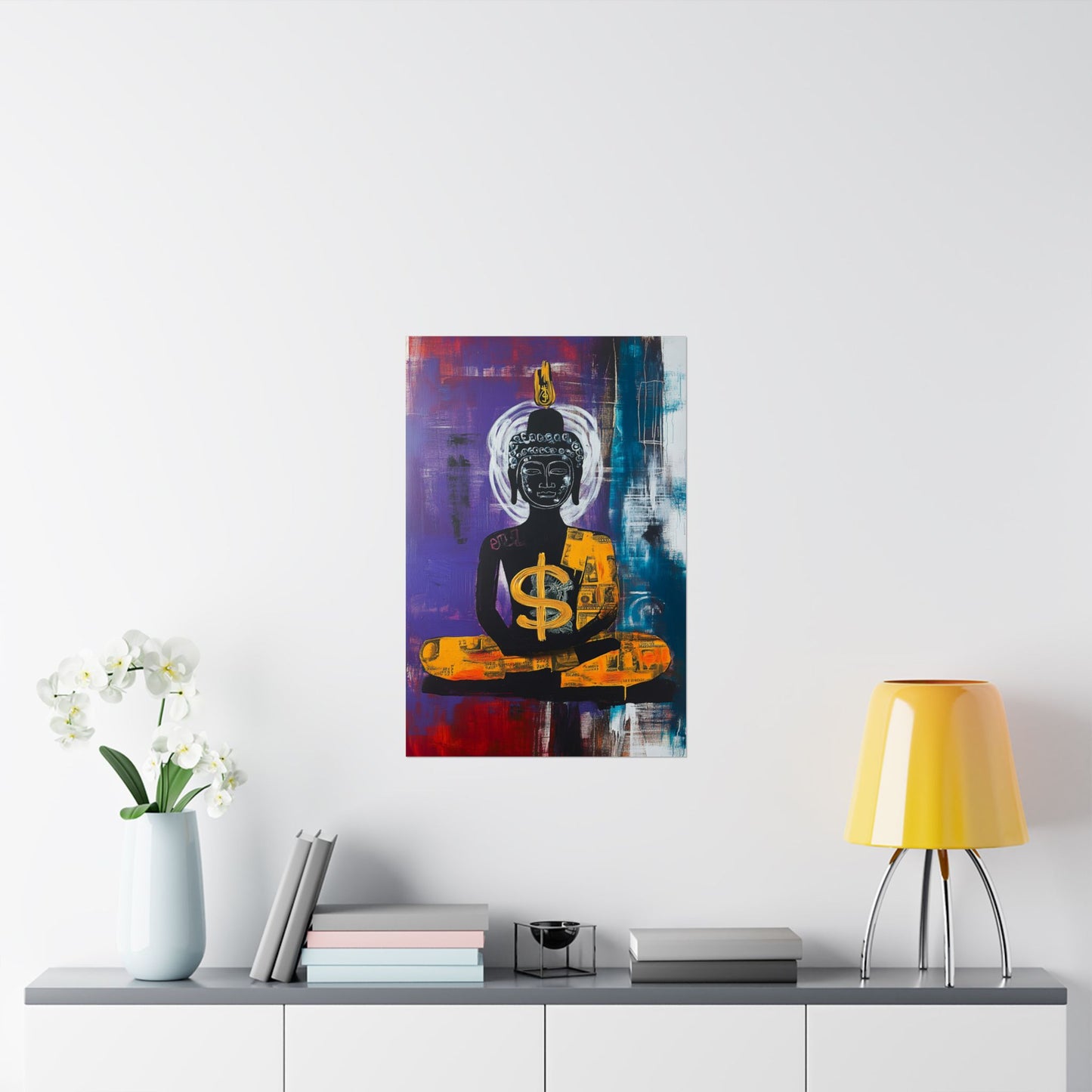 Buddha Series Purple Print