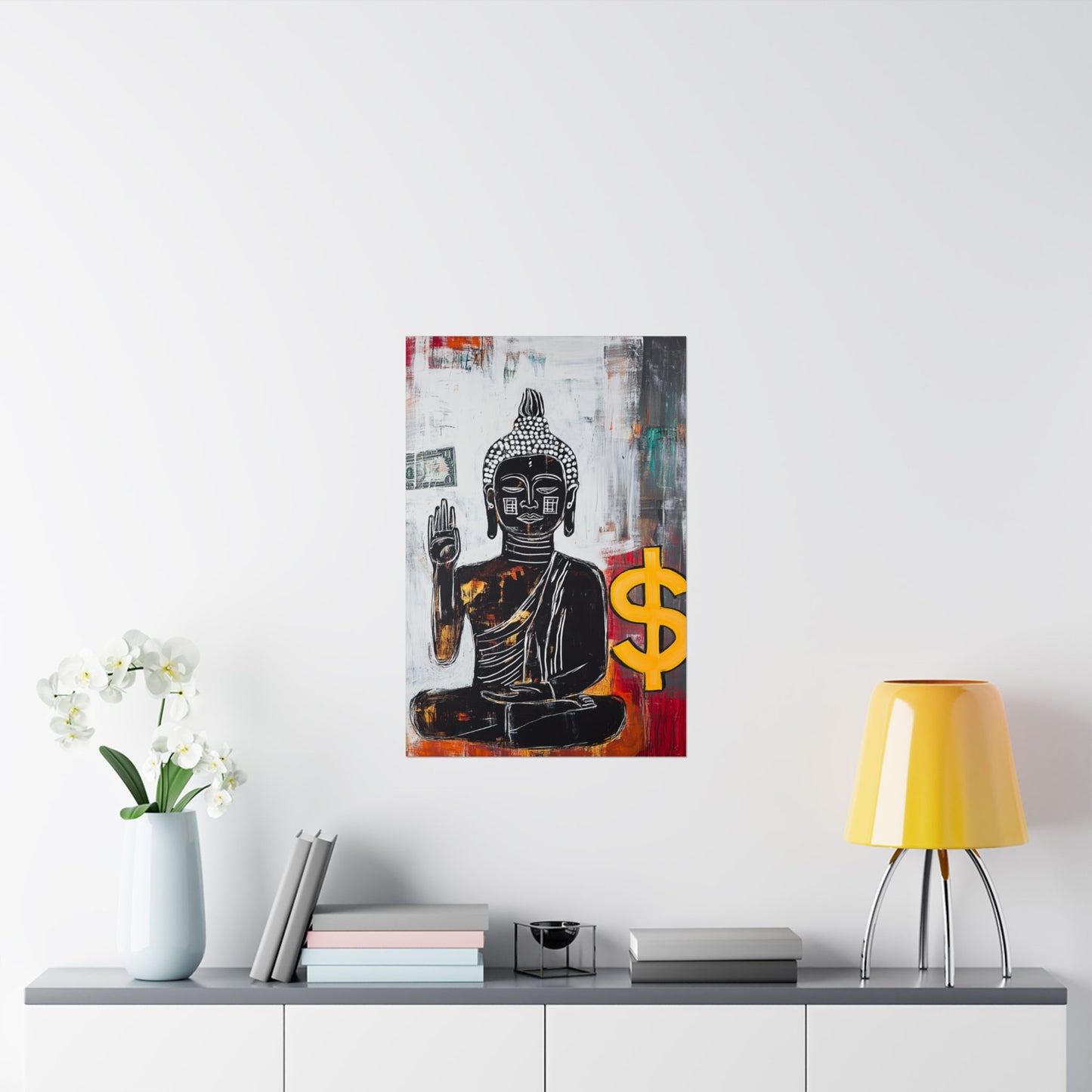 Buddha Series White Print