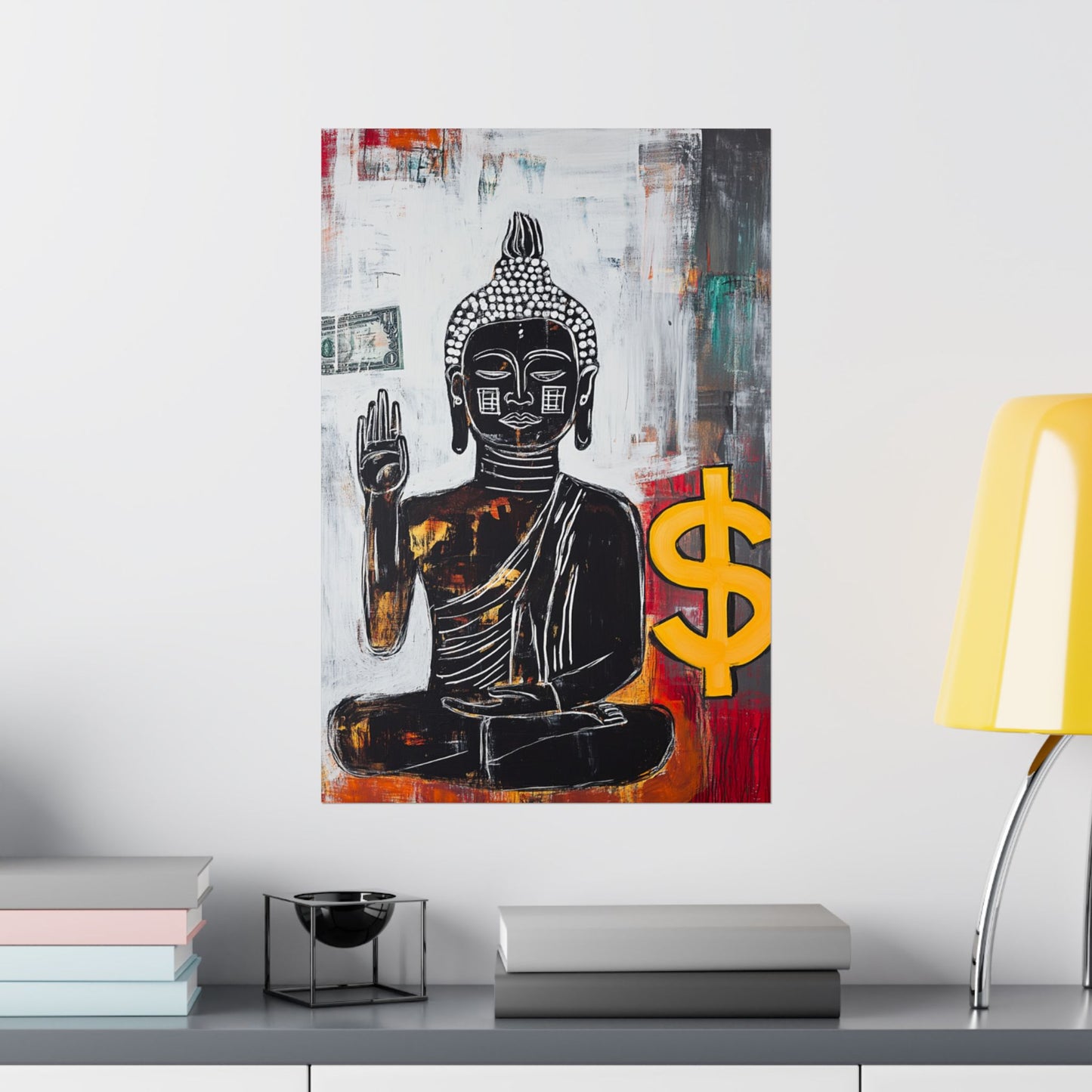 Buddha Series White Print