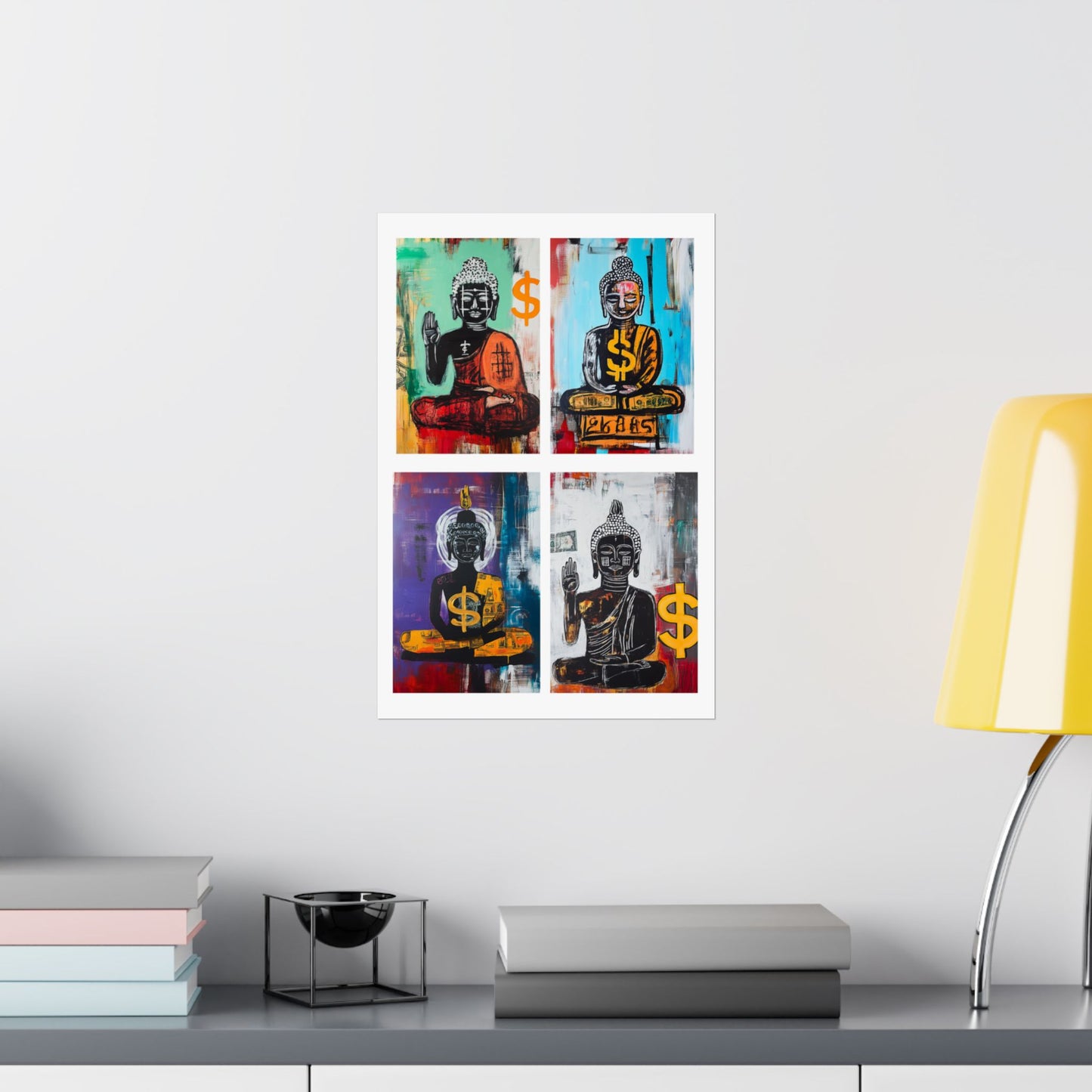 Buddha Series Collage Print
