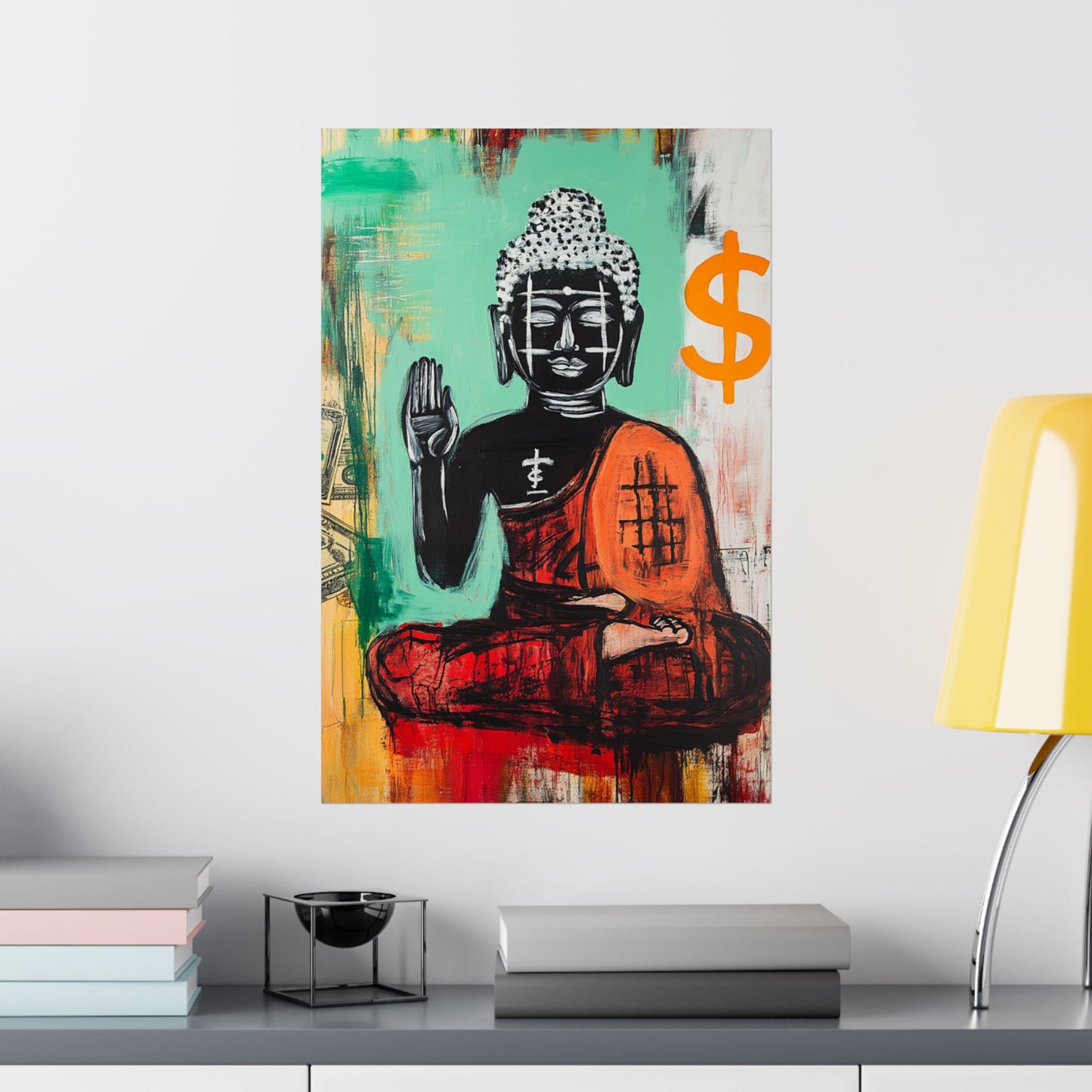 Buddha Series Green Print