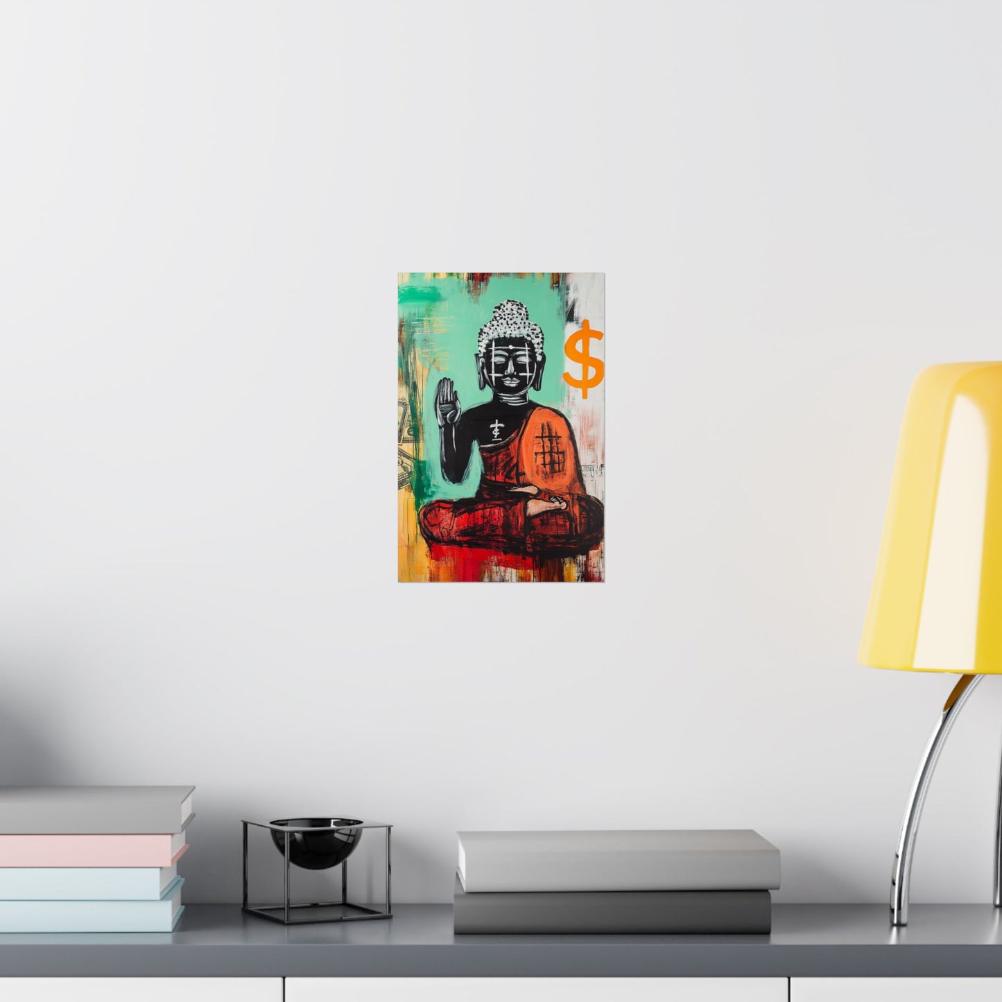 Buddha Series Green Print