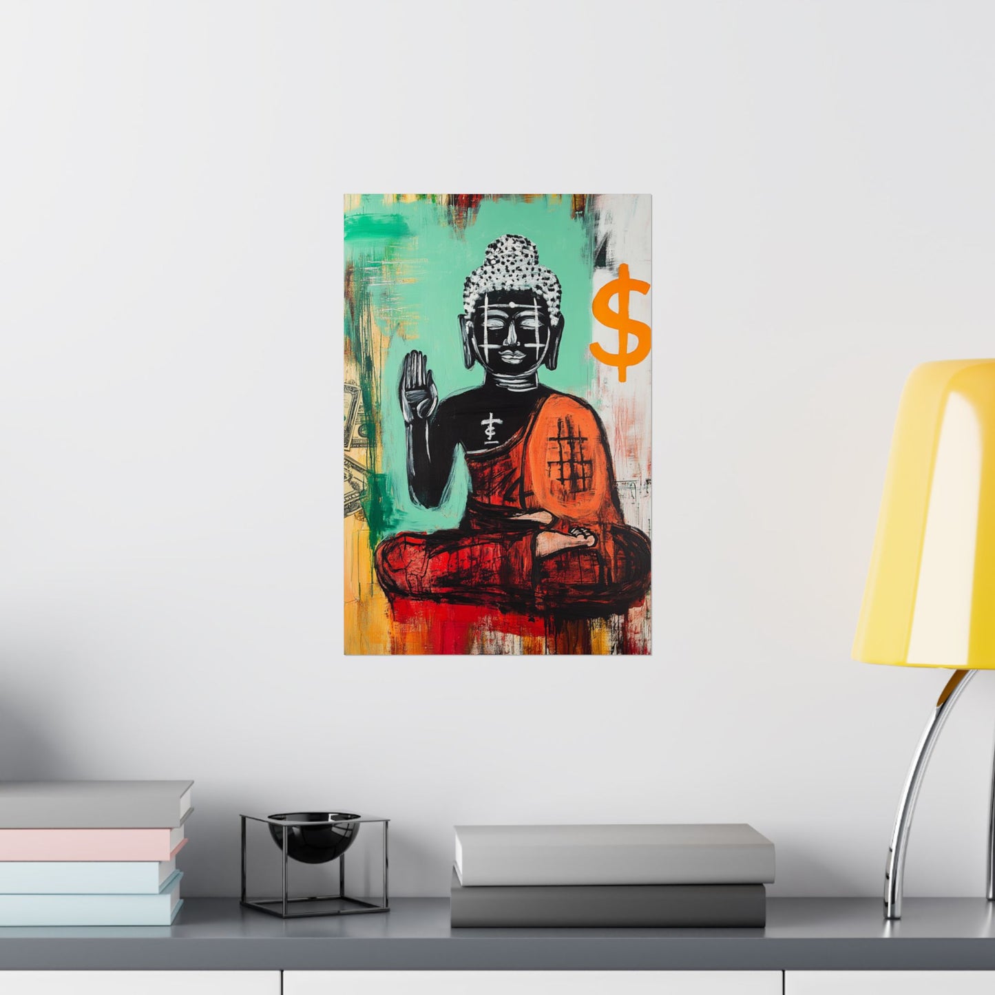 Buddha Series Green Print