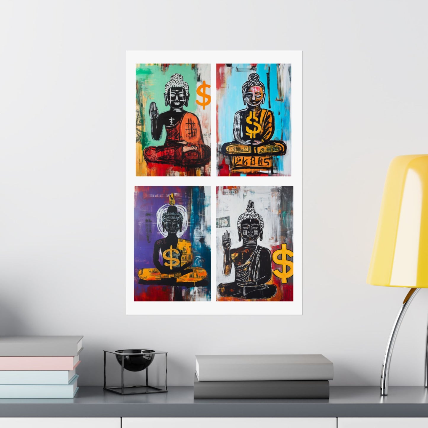 Buddha Series Collage Print