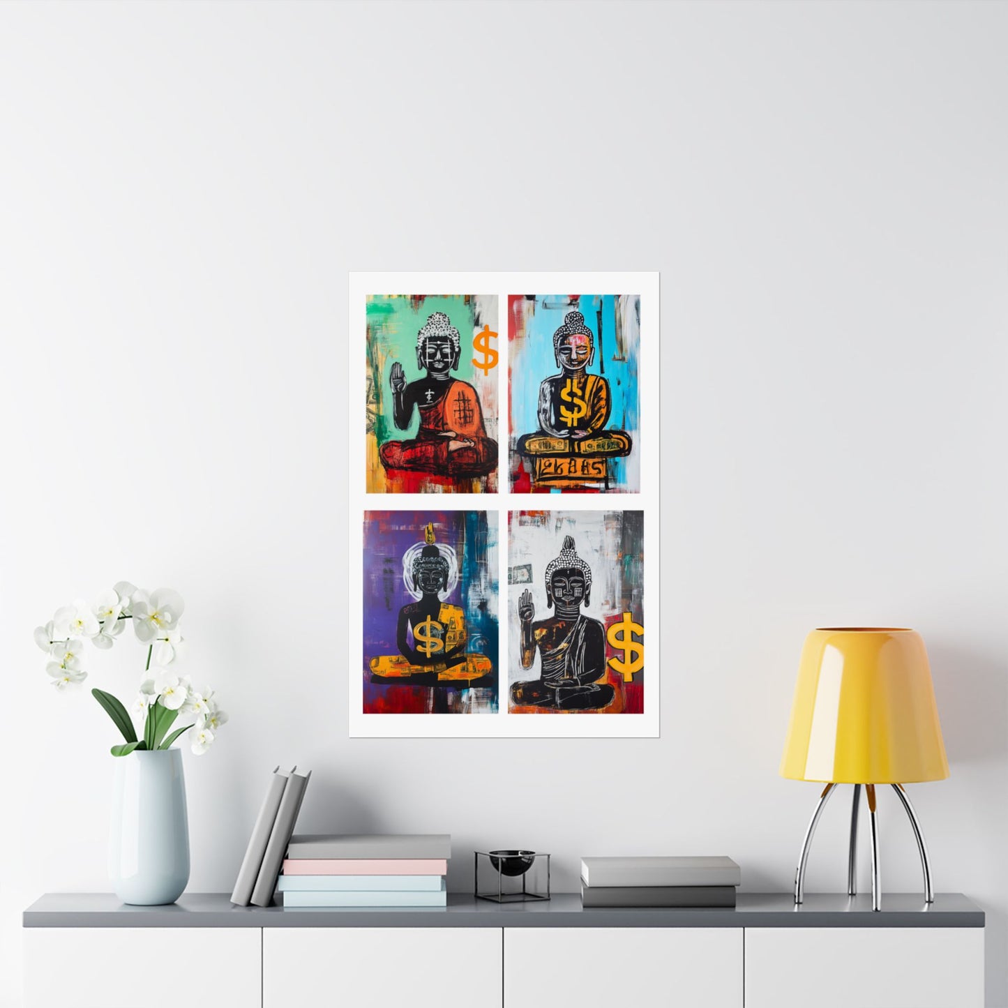 Buddha Series Collage Print