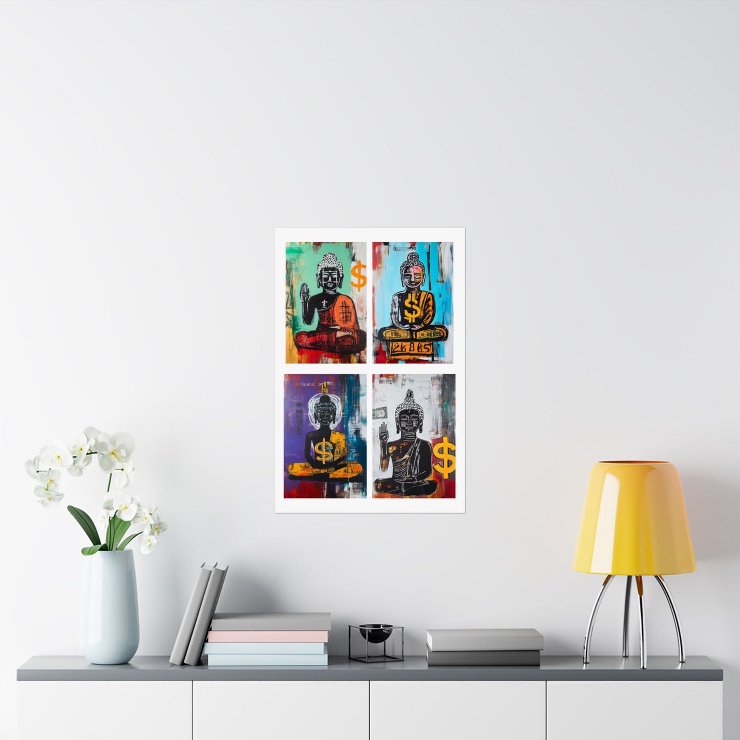 Buddha Series Collage Print