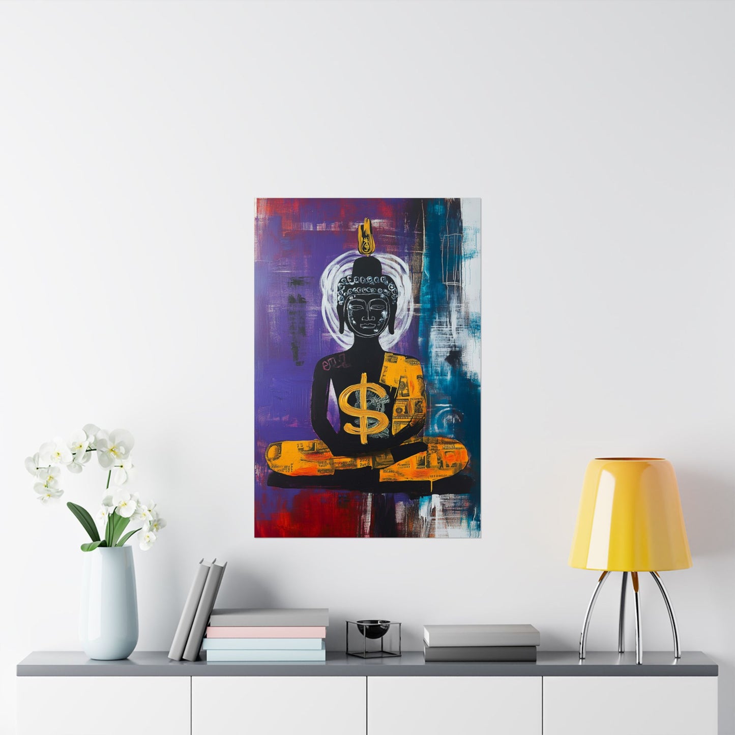 Buddha Series Purple Print
