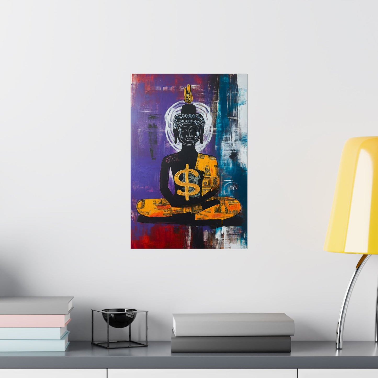 Buddha Series Purple Print