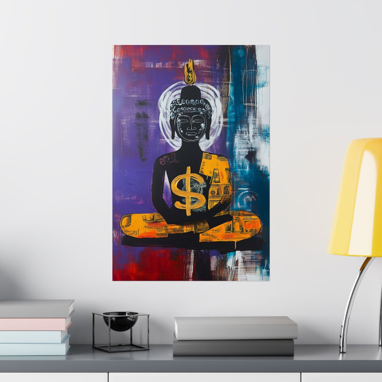 Buddha Series Purple Print